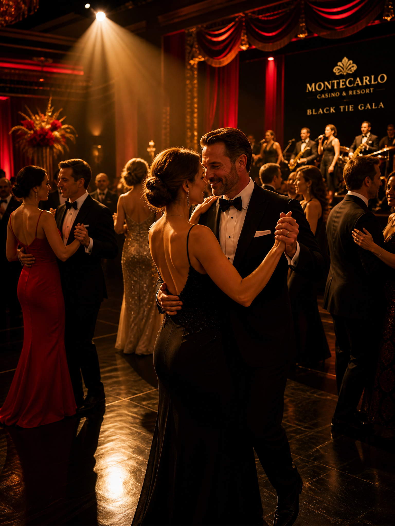 Dancing at the Casino Royale prom